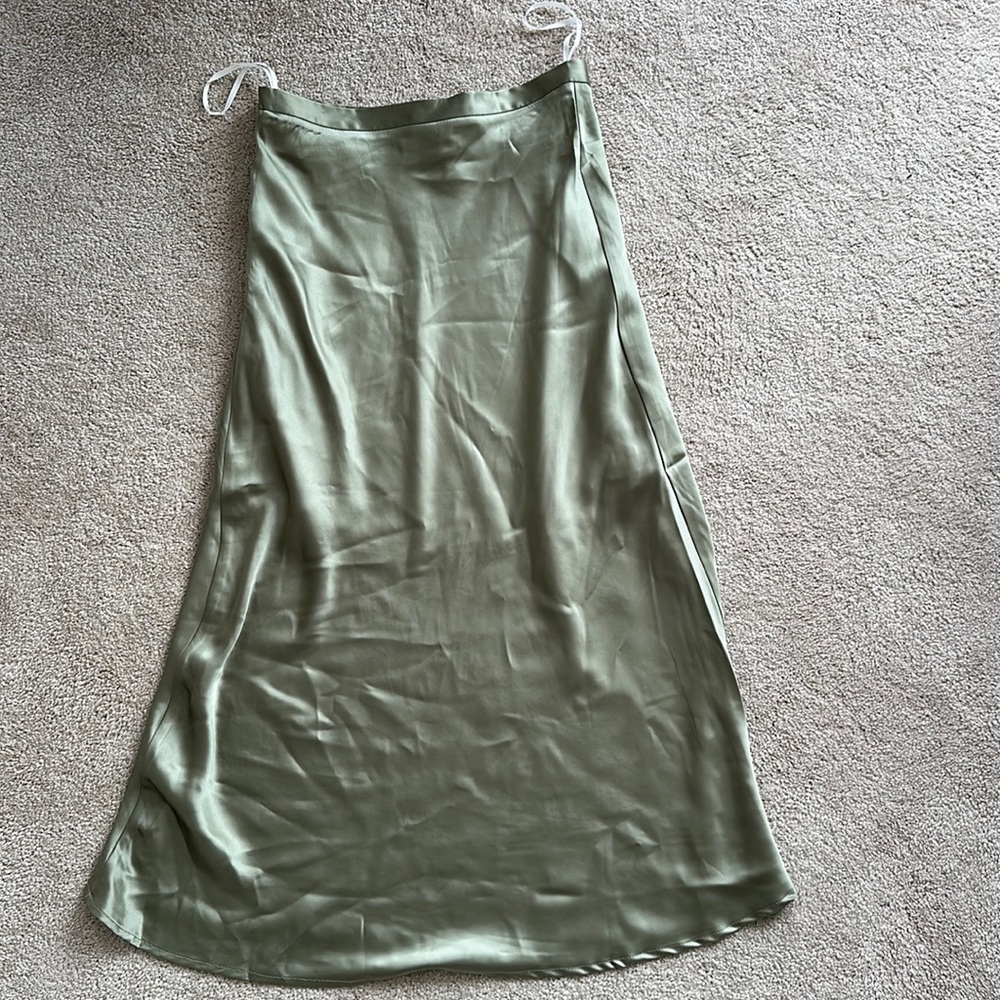 Commense midi skirt size S - sage green
